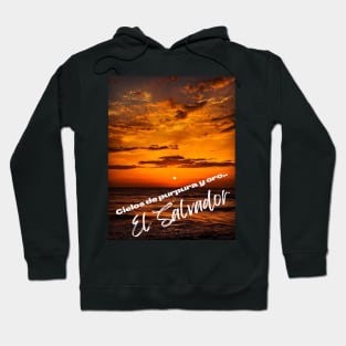 Atardecer en una playa de El Salvador Hoodie